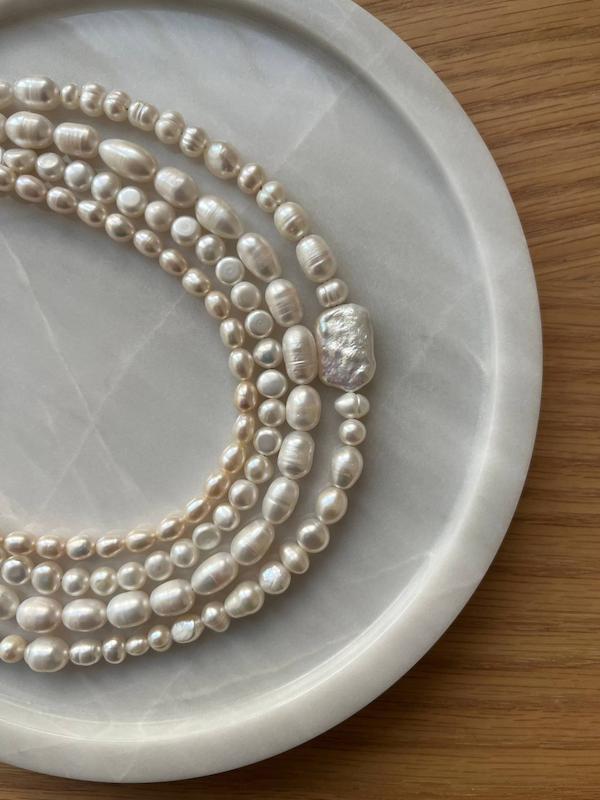 گردنبند مروارید پرورشی 