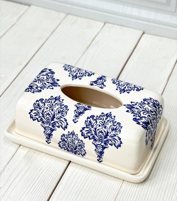 جا دستمال کاغذی سرامیکی طرح لوکس و مینیمال