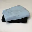 شلوار بگ لینن آبی آسمانی