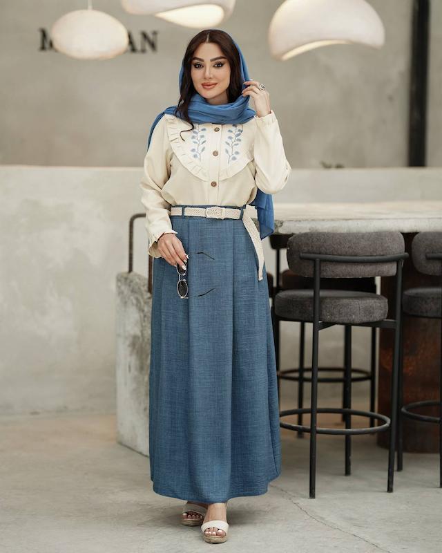 ست زنانه شادی شومیز دامن