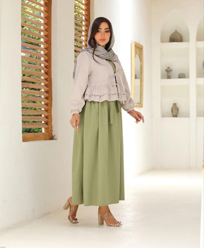 ست زنانه دلارام   کت سارافون