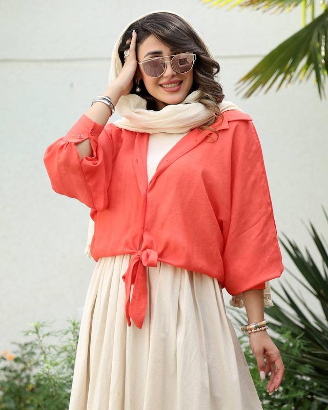 ست زنانه هانا  شومیز سارافون