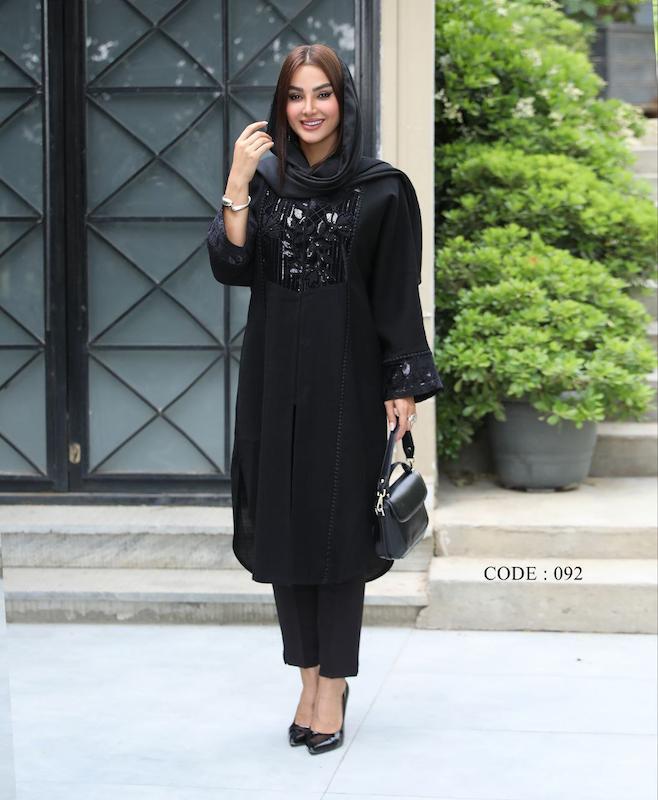 مانتو زنانه مجلسی هاله