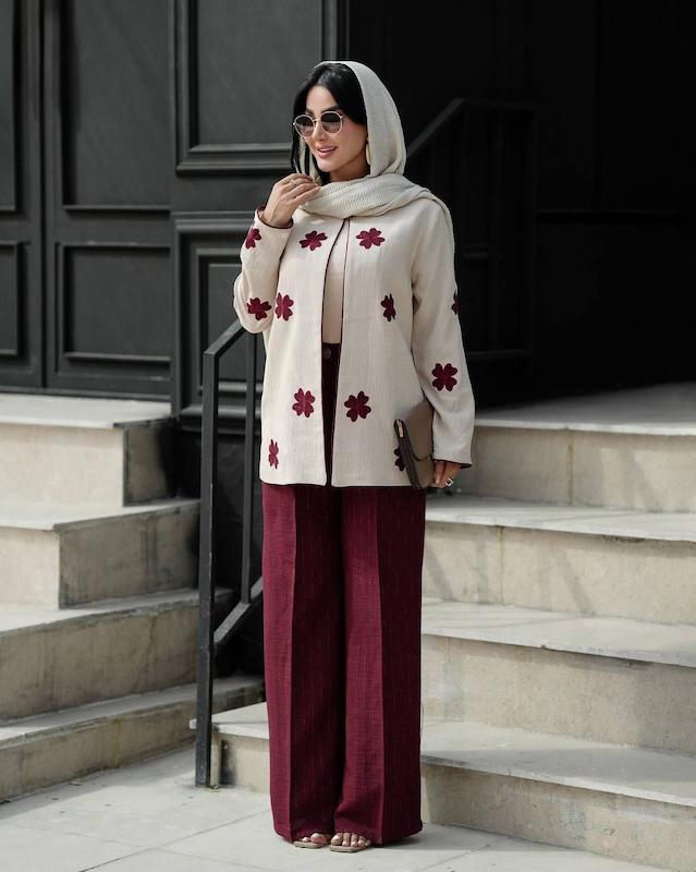کت شلوار زنانه کاملیا