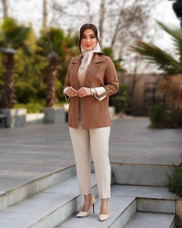 کت زنانه اطلس