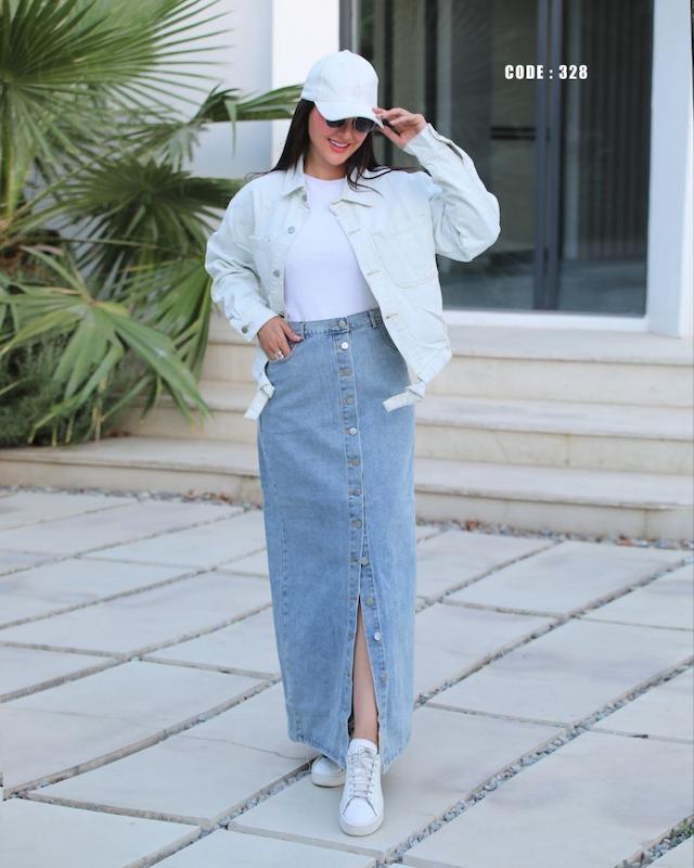 دامن جین صبا