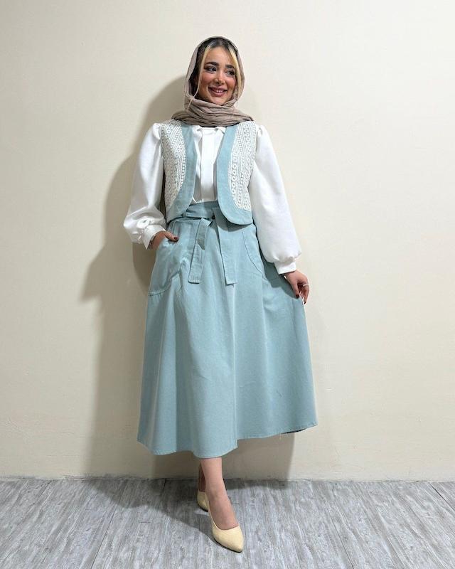 ست ژیله و دامن زنانه کیمیا