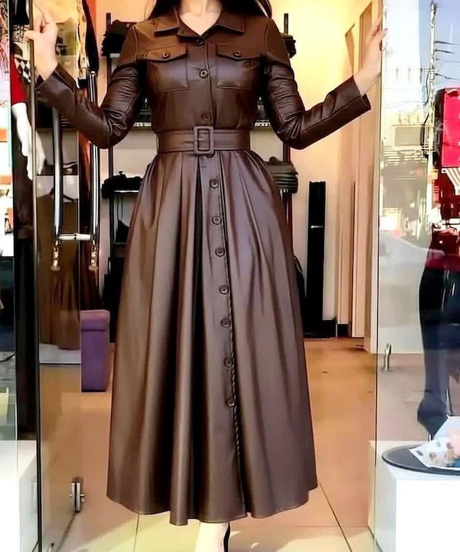 مانتو چرم حوا