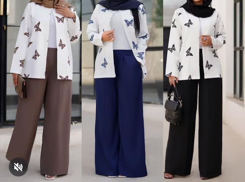 کت شلوار پروانه ای