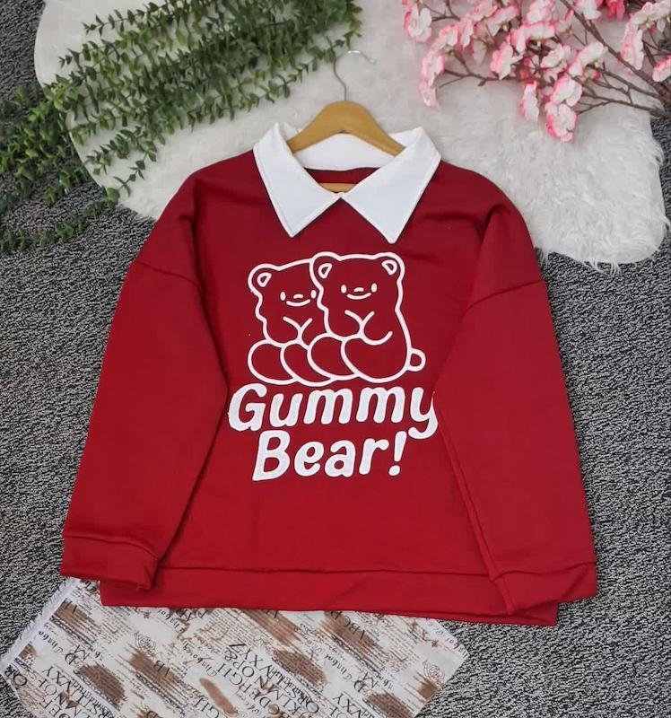 بلوز تو کرکی یقه سفید