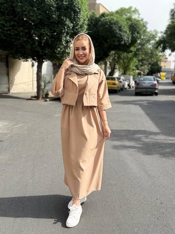 ست زنانه لی لی کت سارافون