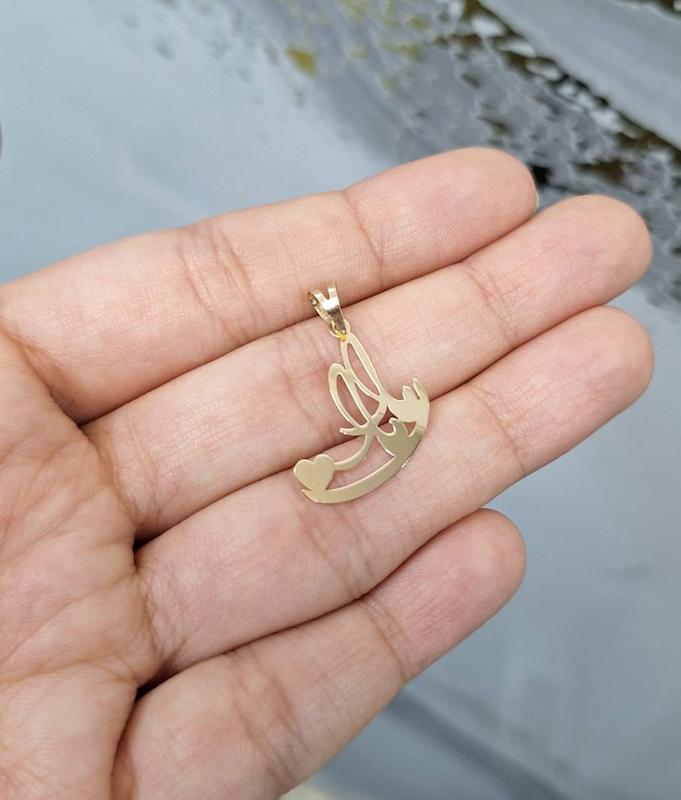 پلاک طلا مامان 