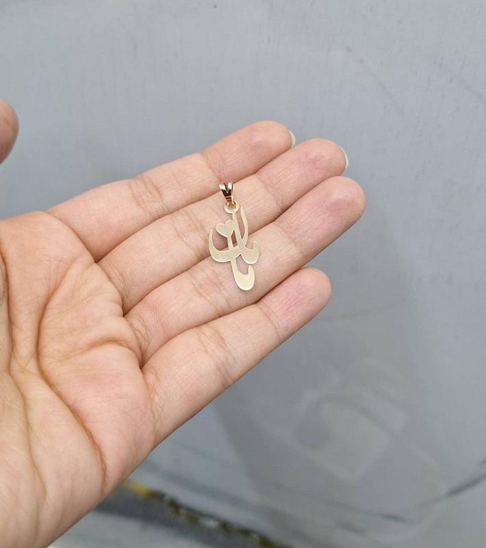 پلاک طلا مامان قلب