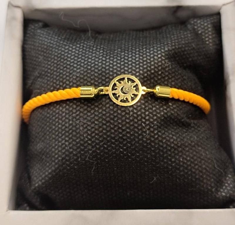 دستبند طلا ماه و خورشید 