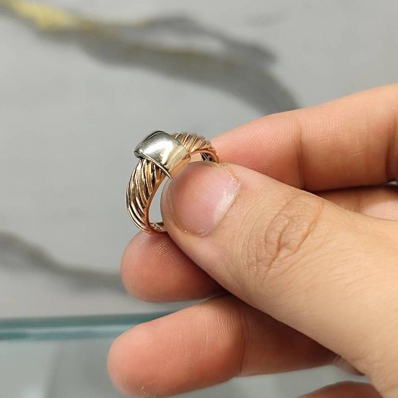 انگشتر طلا 18 عیار بدون اجرت 