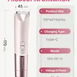شیور شارژی صورت و بدن SHEGLAM Shaver