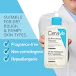 ژل شوینده پوست خشک و دهیدراته ضد جوش سراوی Cerave Sa Smoothing Cleanser