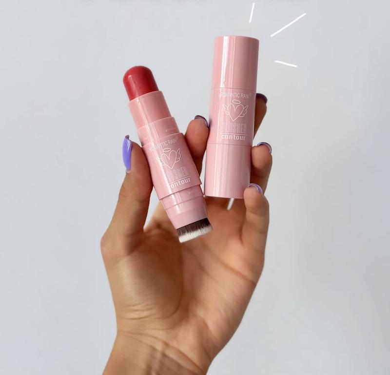 رژگونه استیکی براش دار قلبی