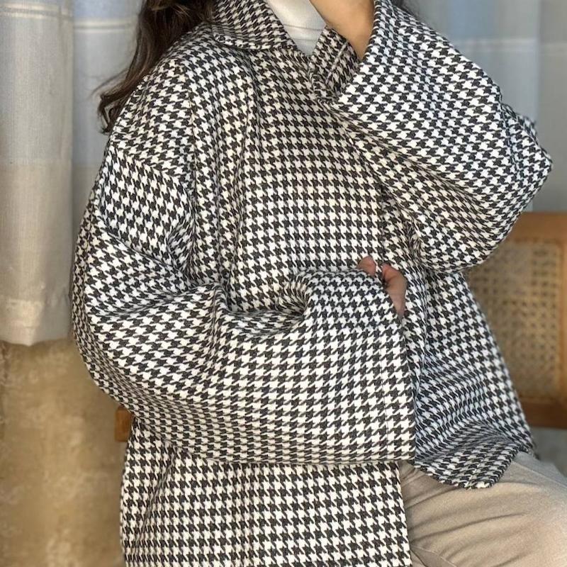 کت پیچازی سفید طوسی