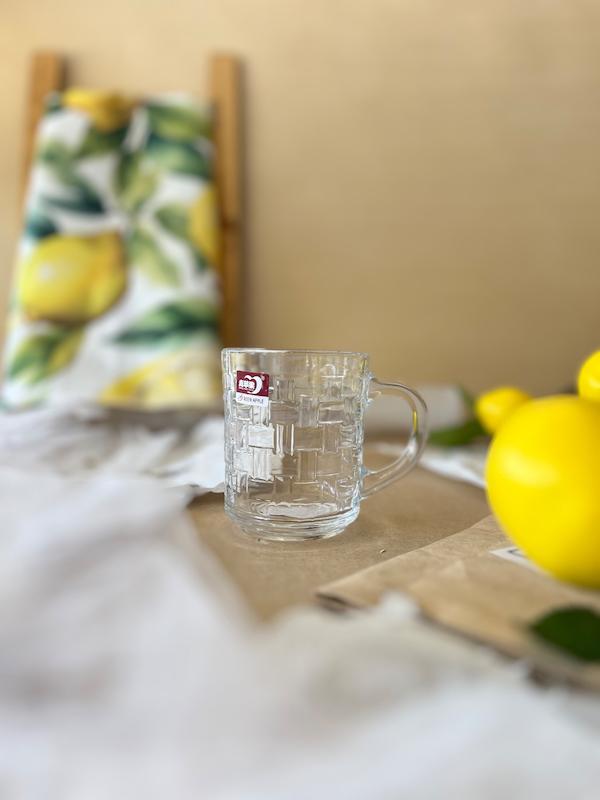 لیوان طرحدار گرین اپل دسته دار