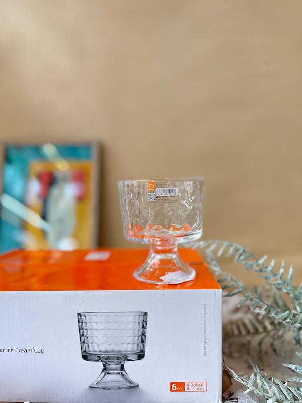 بستنی خوری وارداتی Deli glass طرح یخی