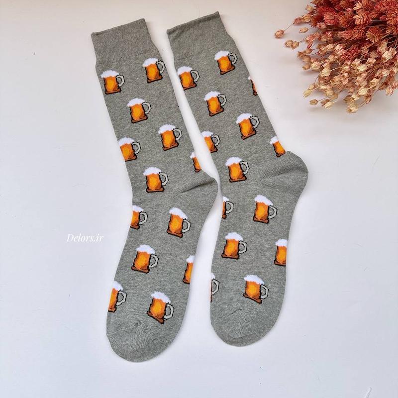 جوراب هنری مردانه آبجو 🍺 کد1316