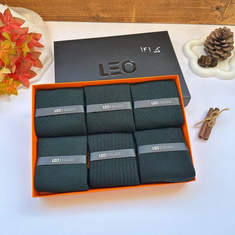  جوراب مردانه لئو  LEO کد 141