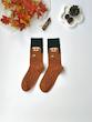 جوراب هنری زنانه تنبل درختی کد 1732