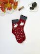 جوراب نیم ساق حوله ای کریسمسی کد 1745