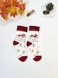 جوراب نیم ساق حوله ای کریسمسی کد 1745
