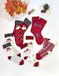 جوراب نیم ساق حوله ای کریسمسی کد 1745
