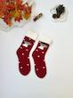 جوراب نیم ساق حوله ای کریسمسی کد 1745