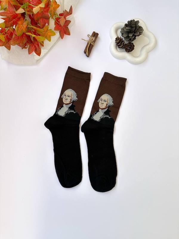 جوراب هنری مردانه جرج واشنگتن کد1751