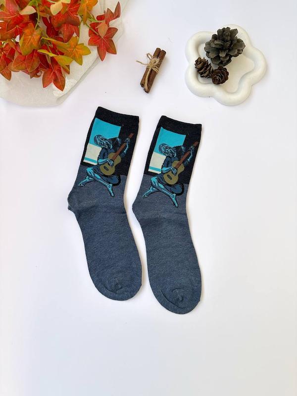 جوراب هنری مردانه درویش کد1754