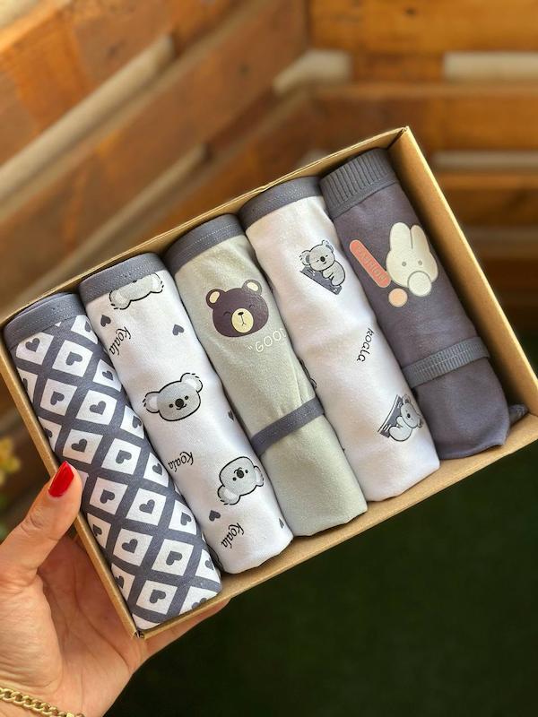 شورت عروسکی 3XL کوآلا و خرگوش کد1743