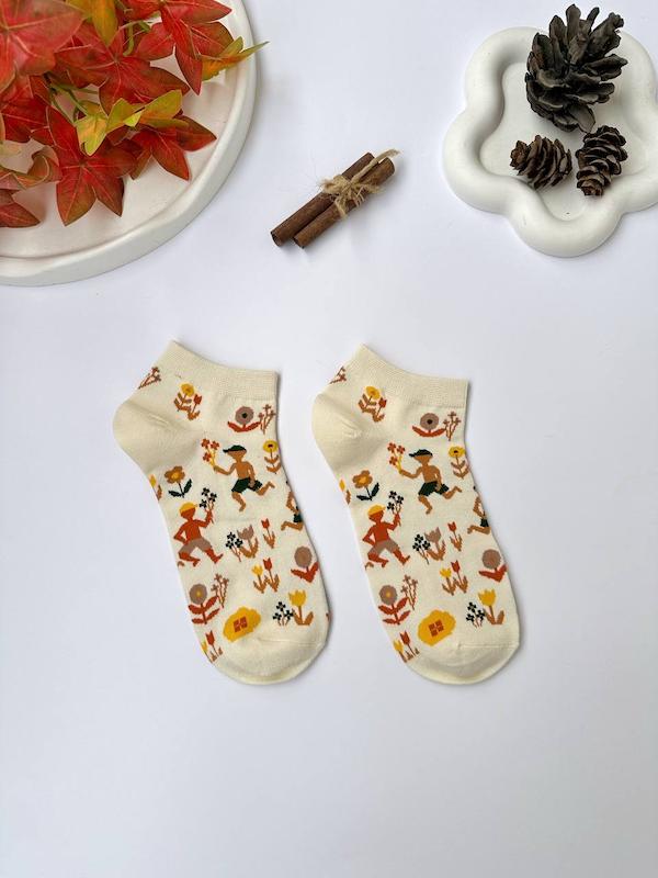 جوراب هنری مچی آدمک کد1797