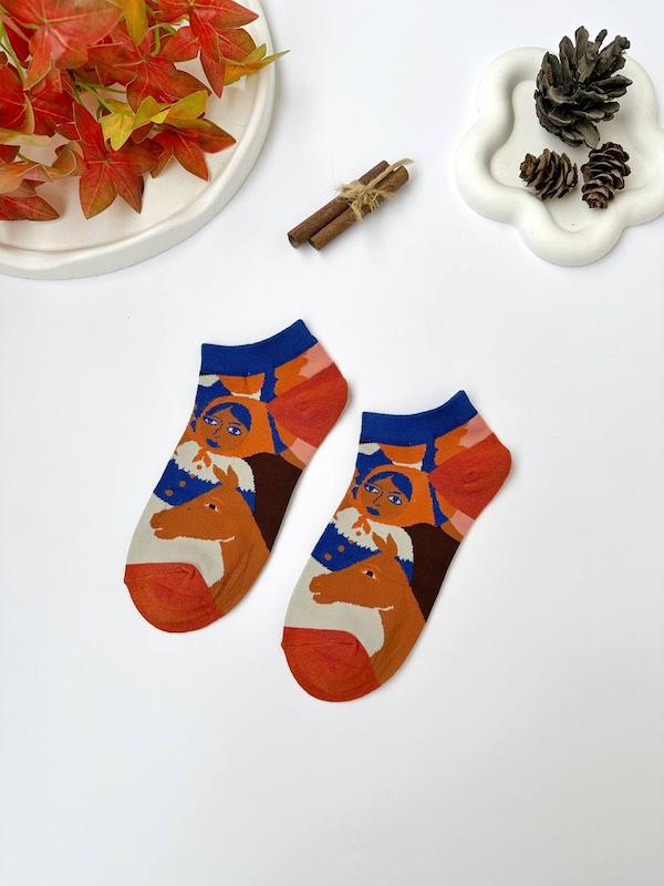 جوراب هنری مچی مزرعه کد1796