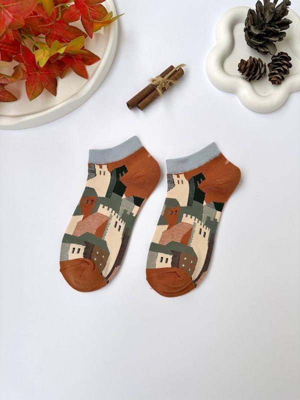 جوراب هنری مچی خونه جنگلی کد1787
