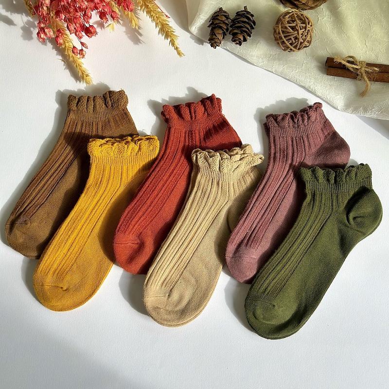 جوراب مچی لب دالبری پاییزی ((ایراد دار)) کد1820