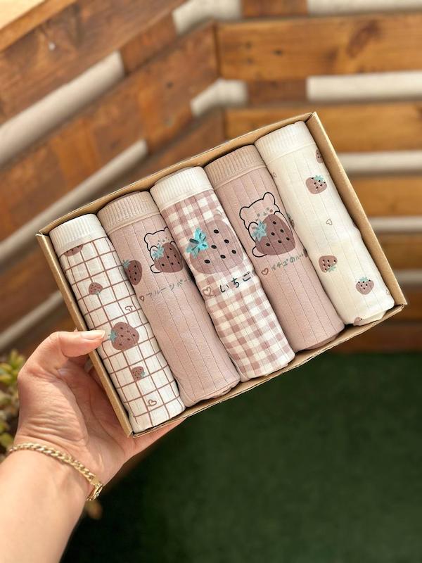 شورت عروسکی 2XL تدی و توتفرنگی کد1817