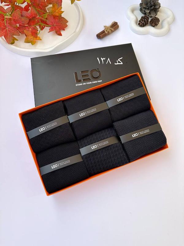 جوراب مردانه LEO کد 138