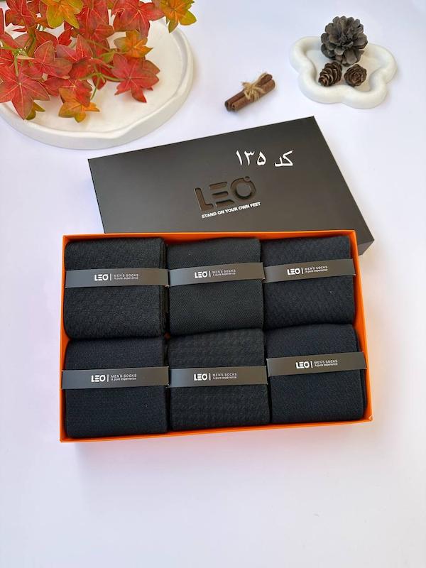 جوراب مردانه LEO کد 135