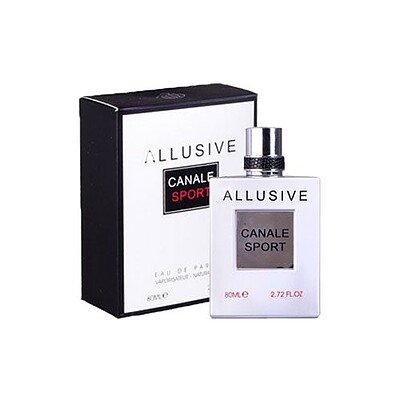 ادوپرفیوم مردانه فراگرنس ورد الوسیو کانال اسپرت 80 میلی لیتر Fragrance Eadu perfume Allusive Canale Sport