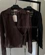 شومیز ترک sheer wrap