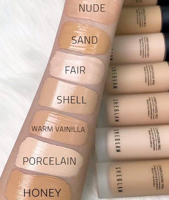 کرم پودر مات شیگلم SHEGLAM مدل COMPLEXION PRO رنگ Sand