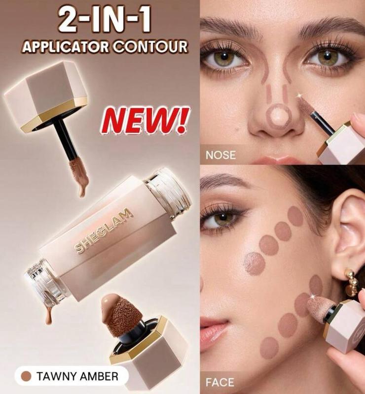 کانتور دوسر شیگلم SHEGLAM رنگ Tawny Amber 