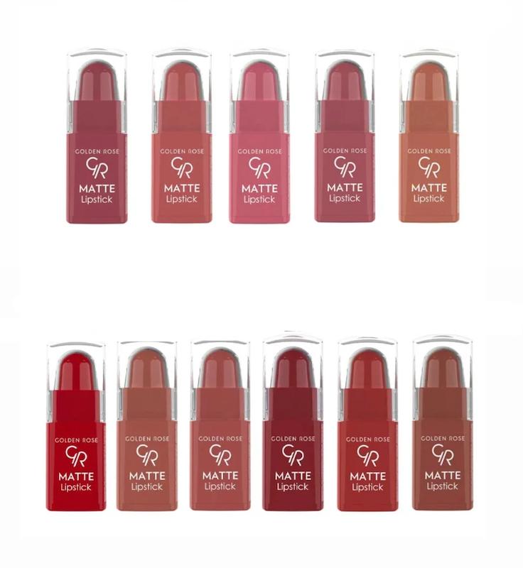 رژلب مینی جامد گلدن رز