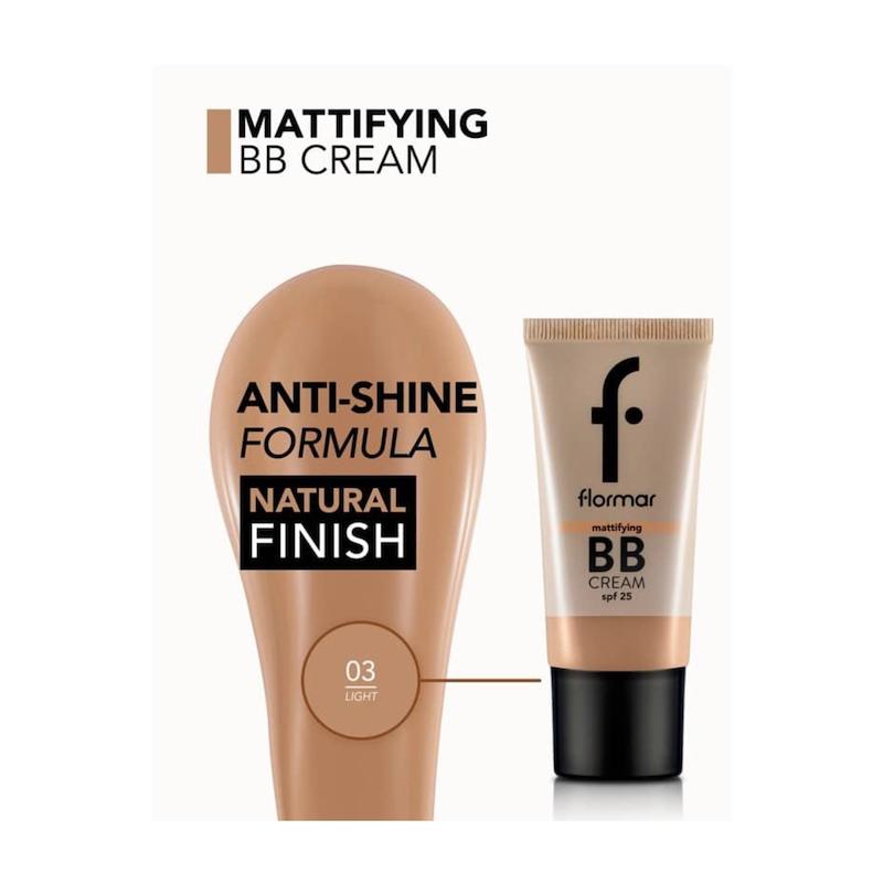 BB کرم SPF20 فلورمار flormar رنگ - Light - SPF 20 ( 003)