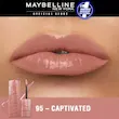 رژلب مایع میبلین مدل Super Stay رنگ Captivated 95