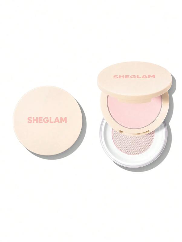 پودر فیکس دوطبقه شیگلم SHEGLAM مدل مات و لیفت کننده پوست Bubblegum